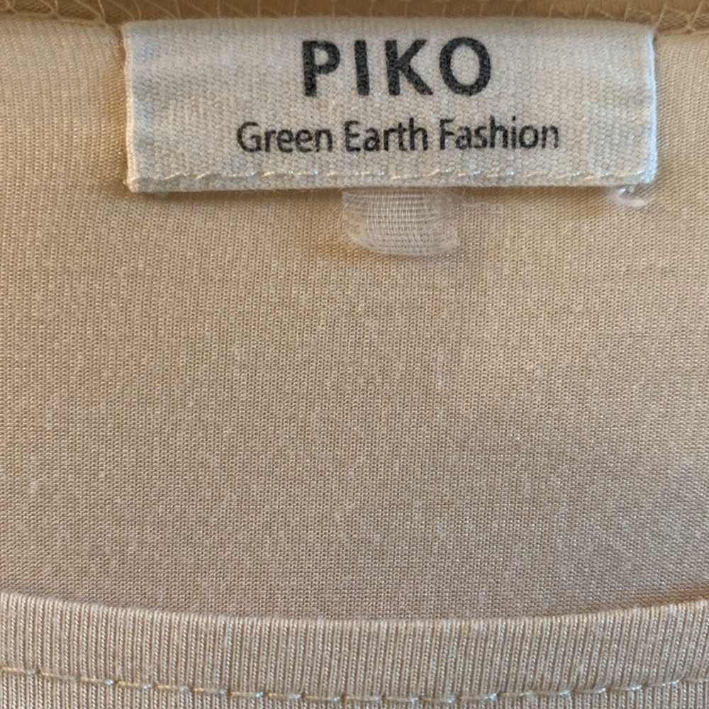 Piko 1988 Women's Beige Oversized Tunic Top - Picture 6 of 7